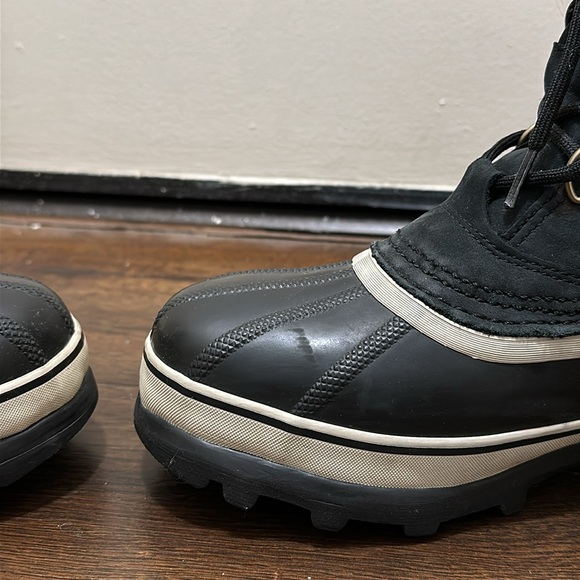 Sorel Caribou Waterproof Boots Black - Picture 9 of 12